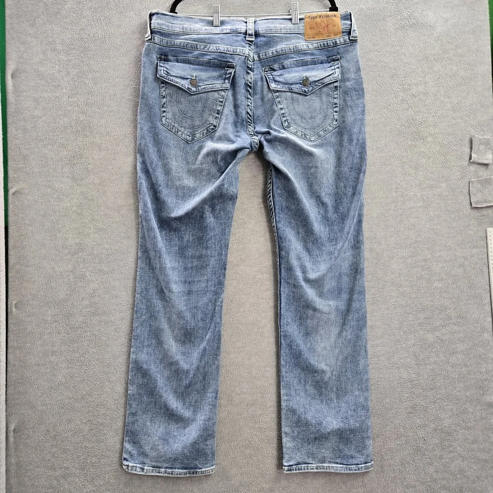 True Religion Men Jeans‎ 38 Blue Denim Ricky Button 33
